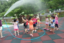 느티나무 어린이집의 여름 물놀이